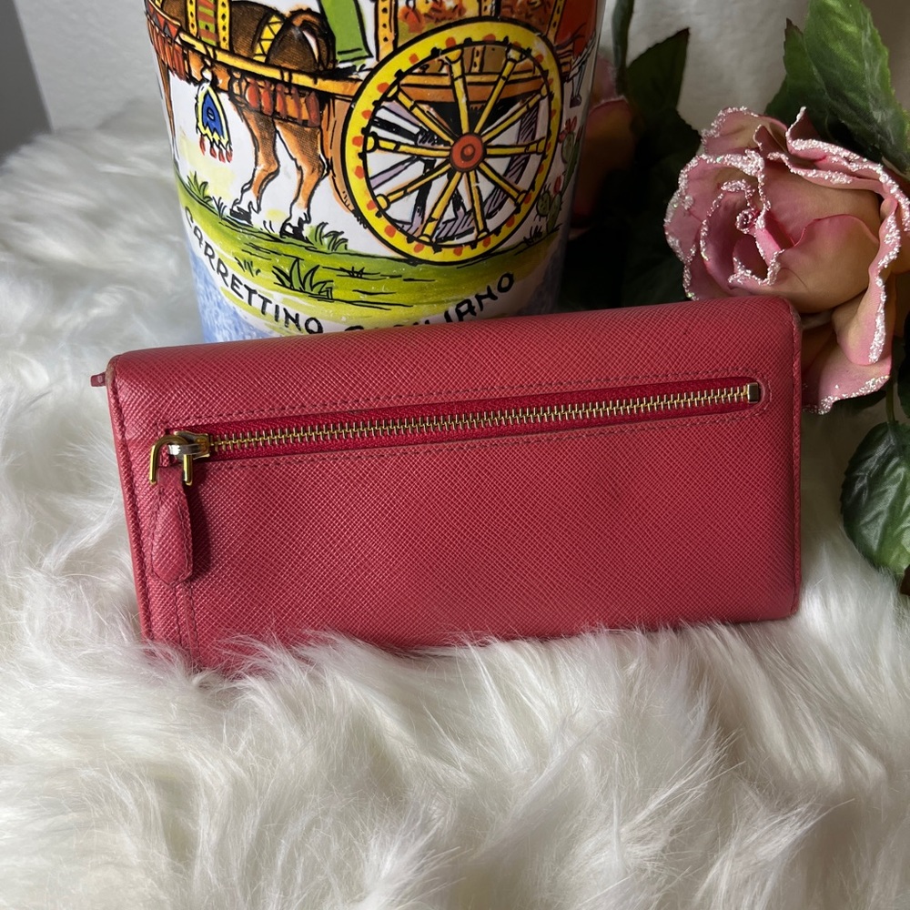 Prada Saffiano Leather Wallet - Picture 15 of 16